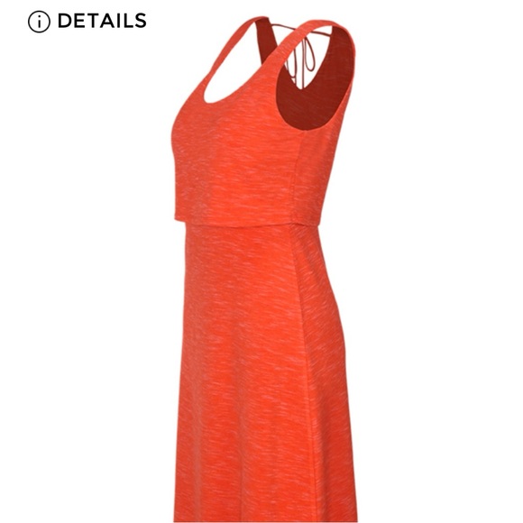 Cabi Weekend Dress Women’s S Orange Knit Knee Length Sleeveless 5972 EUC small - Picture 4 of 10